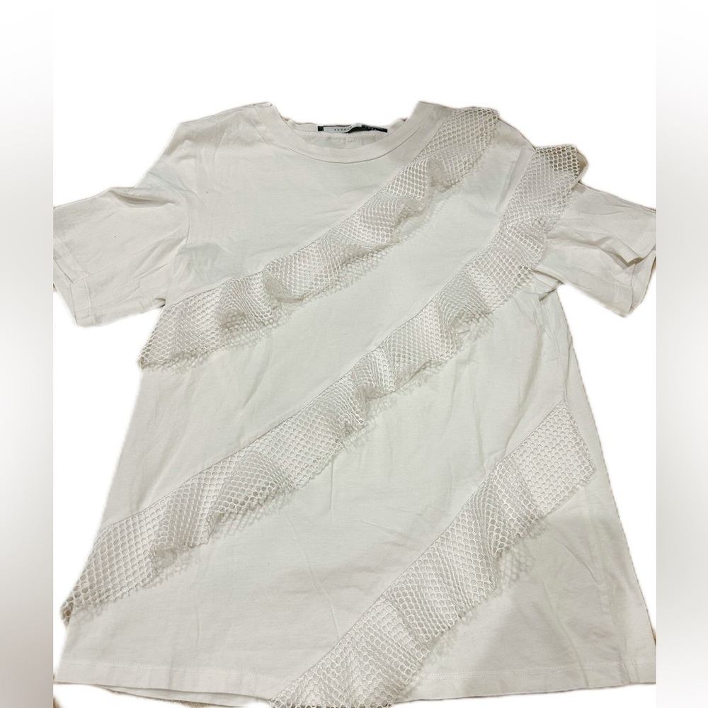 🚩steal Authentic Sportmax White Textured Top